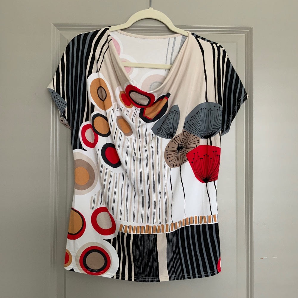 Women’s Stretch Shirt Short Sleeve Size M